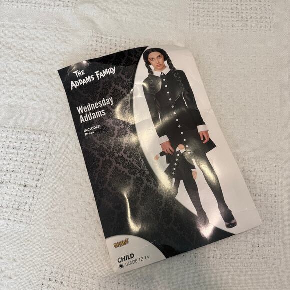 Spirit Wednesday Addams child large Halloween costume dress A3 2974 - Picture 10 of 10